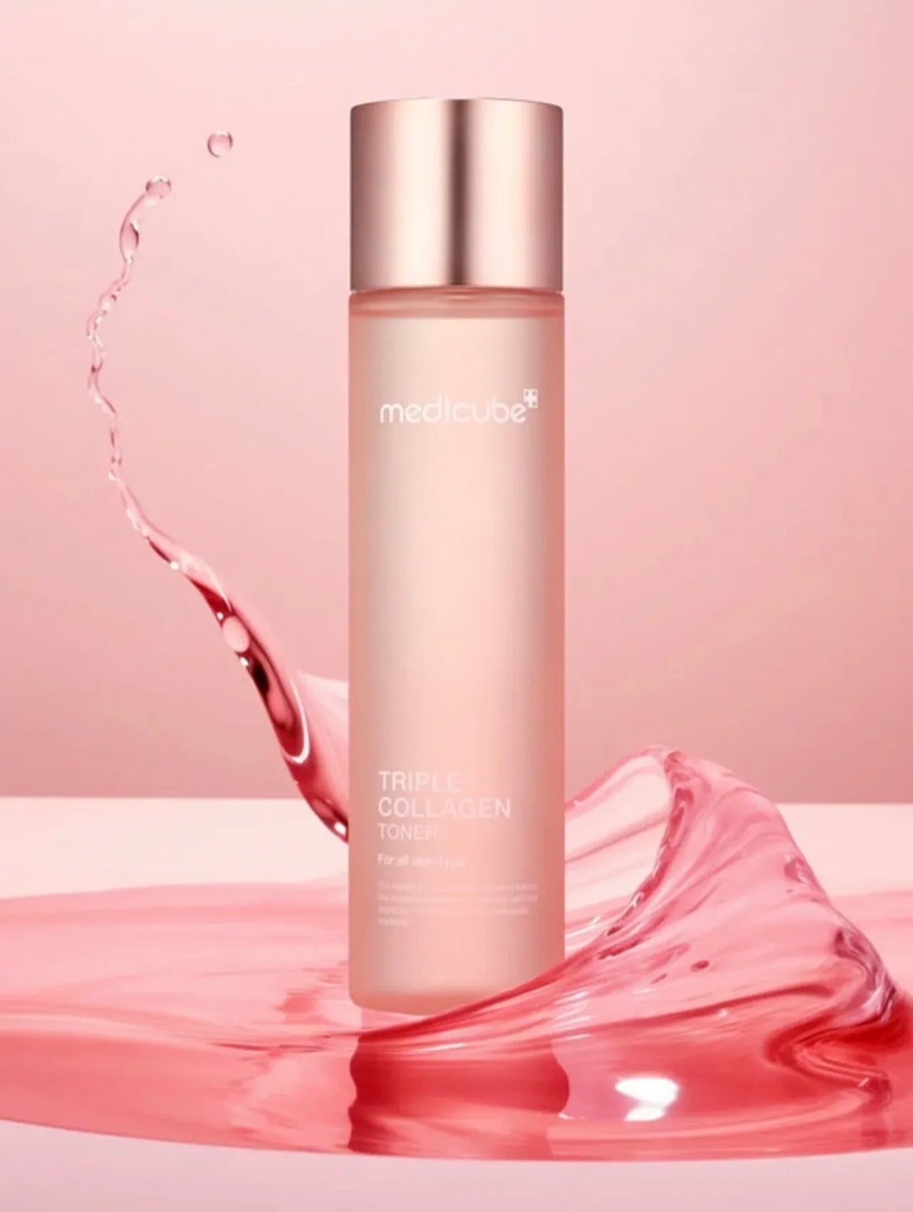 Medicube Triple Collagen Toner 4.0 – Firming, Hydrating Anti‑Aging Toner for Plump, Elastic Skin 140ml (UK Stock)