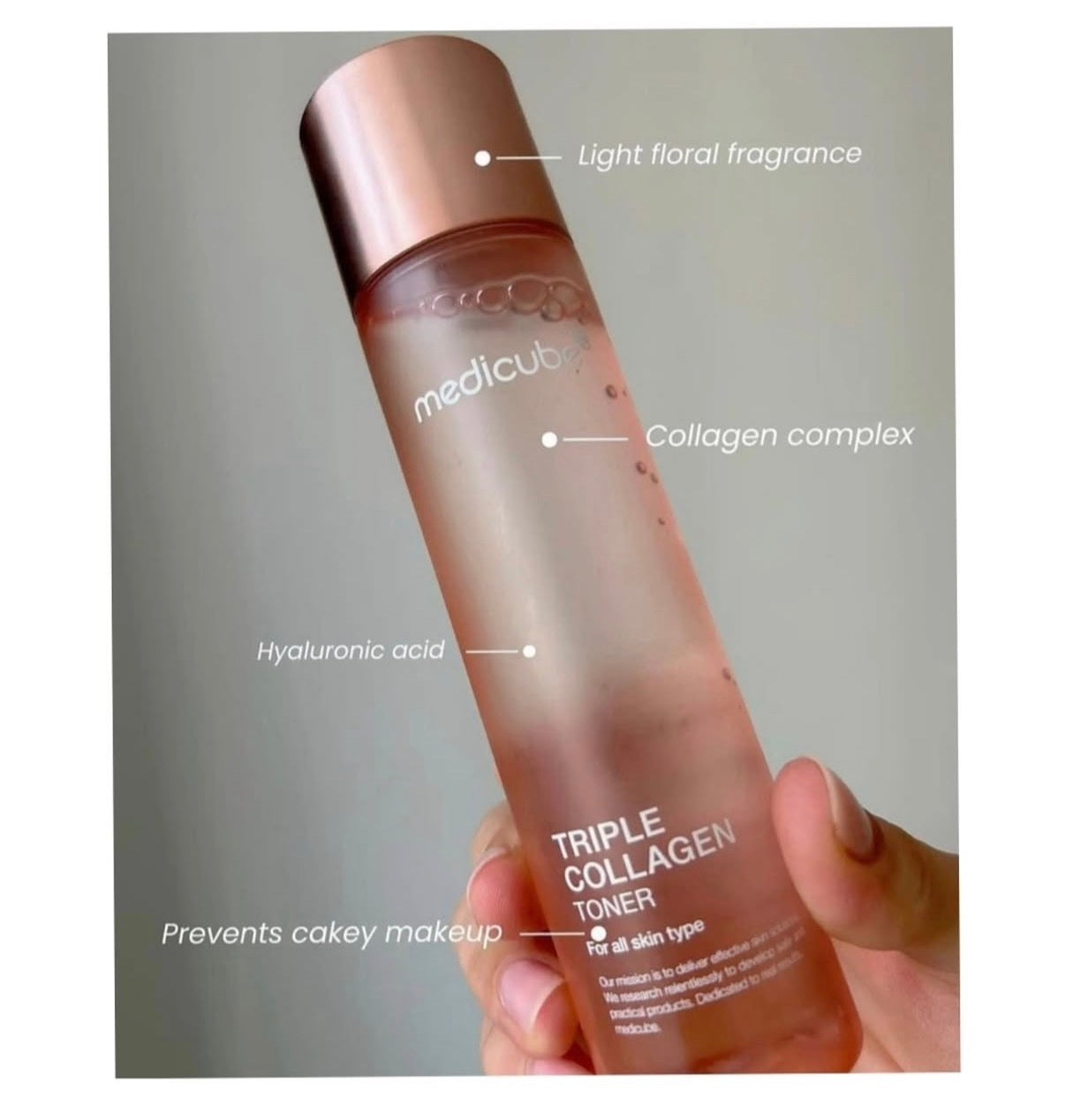 Medicube Triple Collagen Toner 4.0 – Firming, Hydrating Anti‑Aging Toner for Plump, Elastic Skin 140ml (UK Stock)