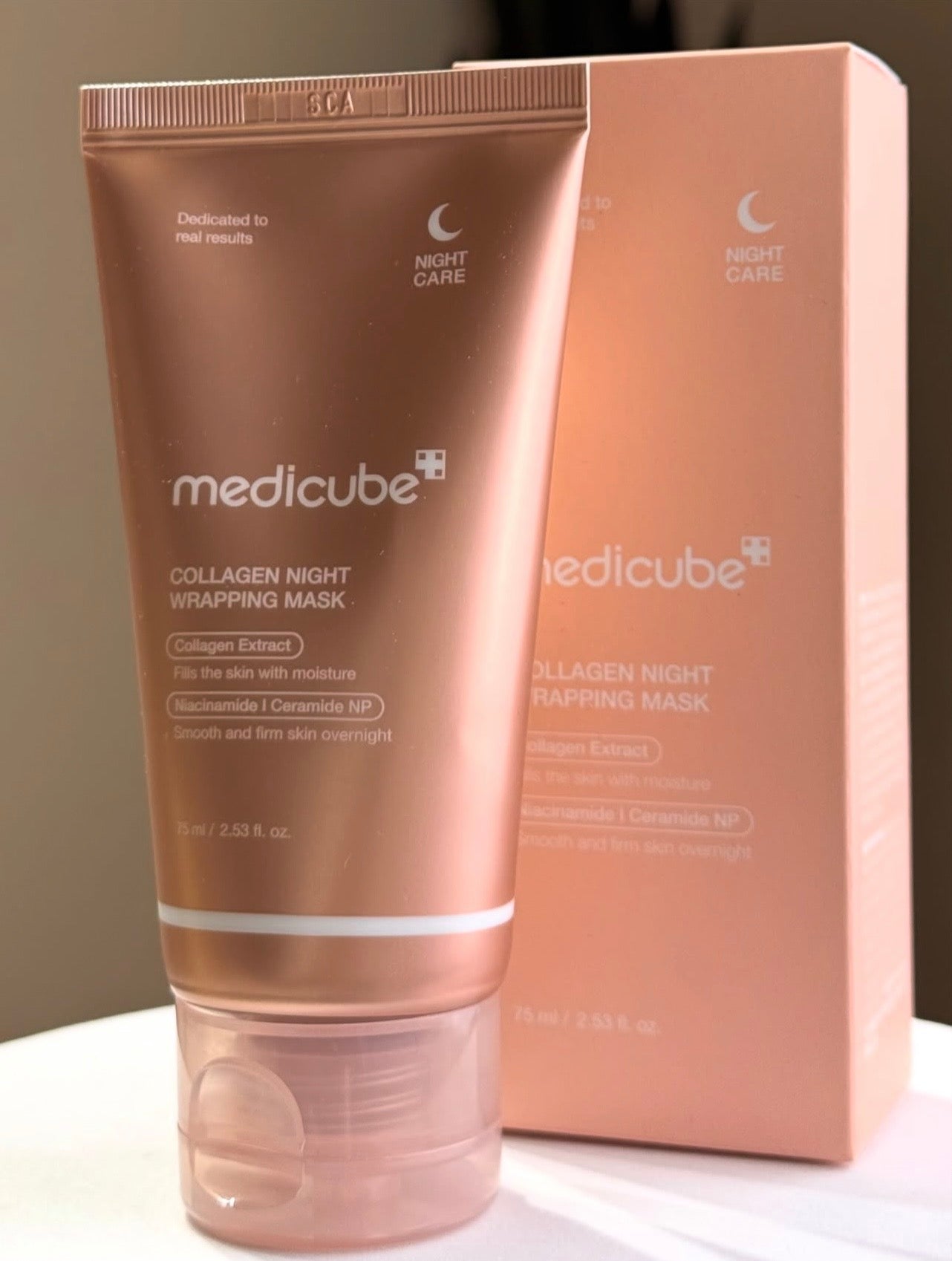 Medicube Collagen Night Wrapping Mask 75ml - Overnight Firming & Hydrating Sleeping Mask (UK Stock)